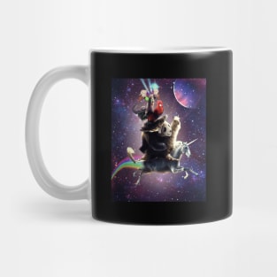 Cat Riding Chicken Turtle Panda Llama Unicorn Mug